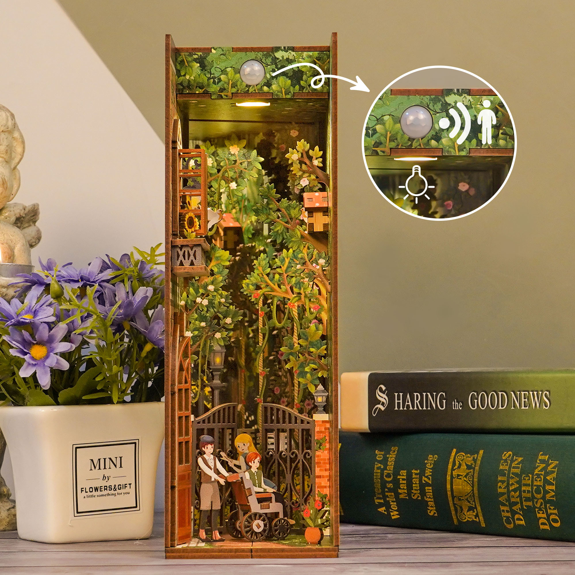 The Secret Garden DIY Book Nook Kit-Book Nook World