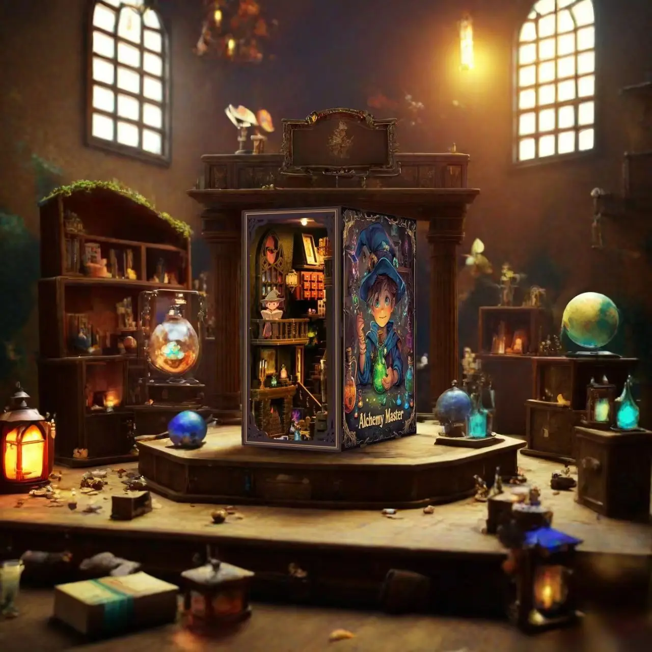 Magic Series: Alchemy Master DIY Book Nook Kit