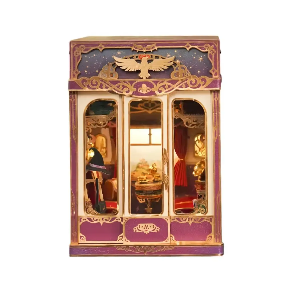 Bouwdetails van Magische Reis Bewegende Scène DIY Boekenhoek Kit