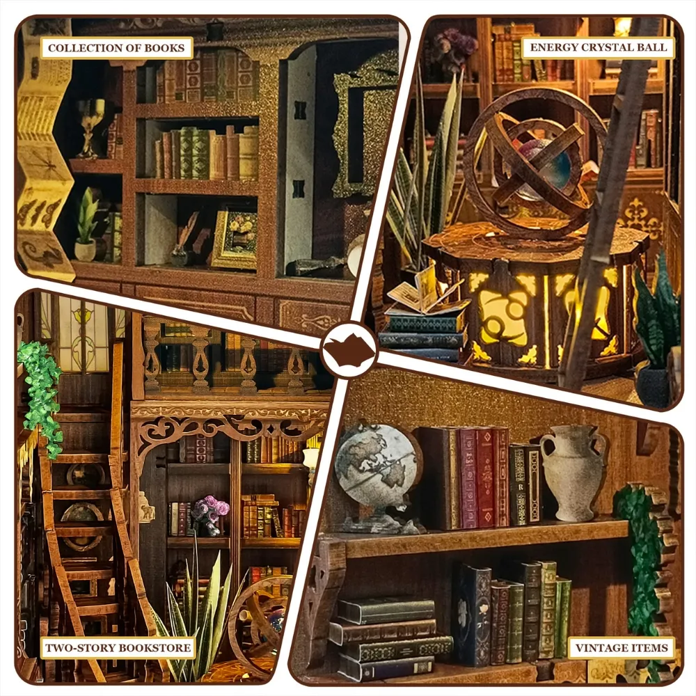 Myriad Books House DIY Book Nook Kit