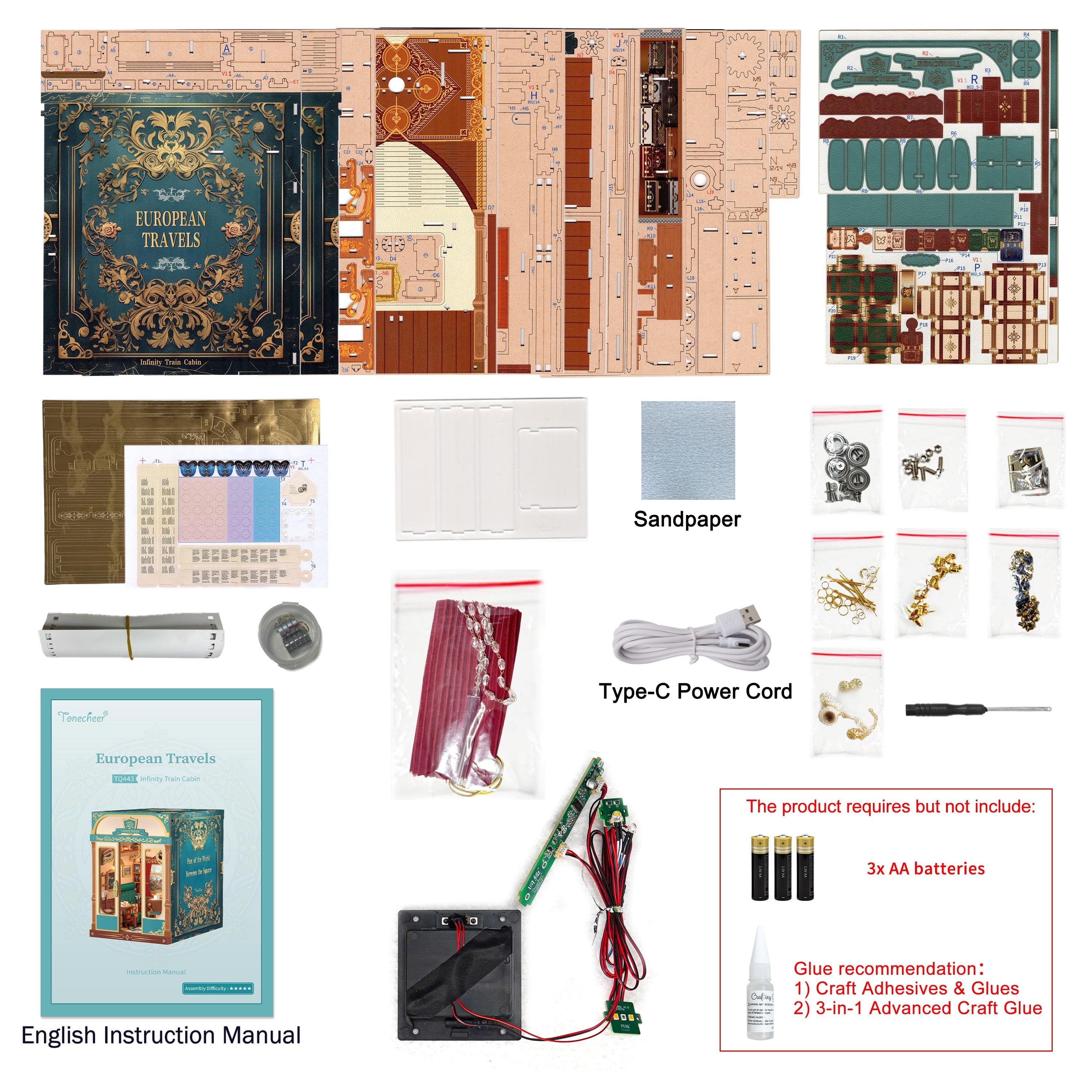 European Travels Motion Scene DIY Book Nook Kit-Book Nook World