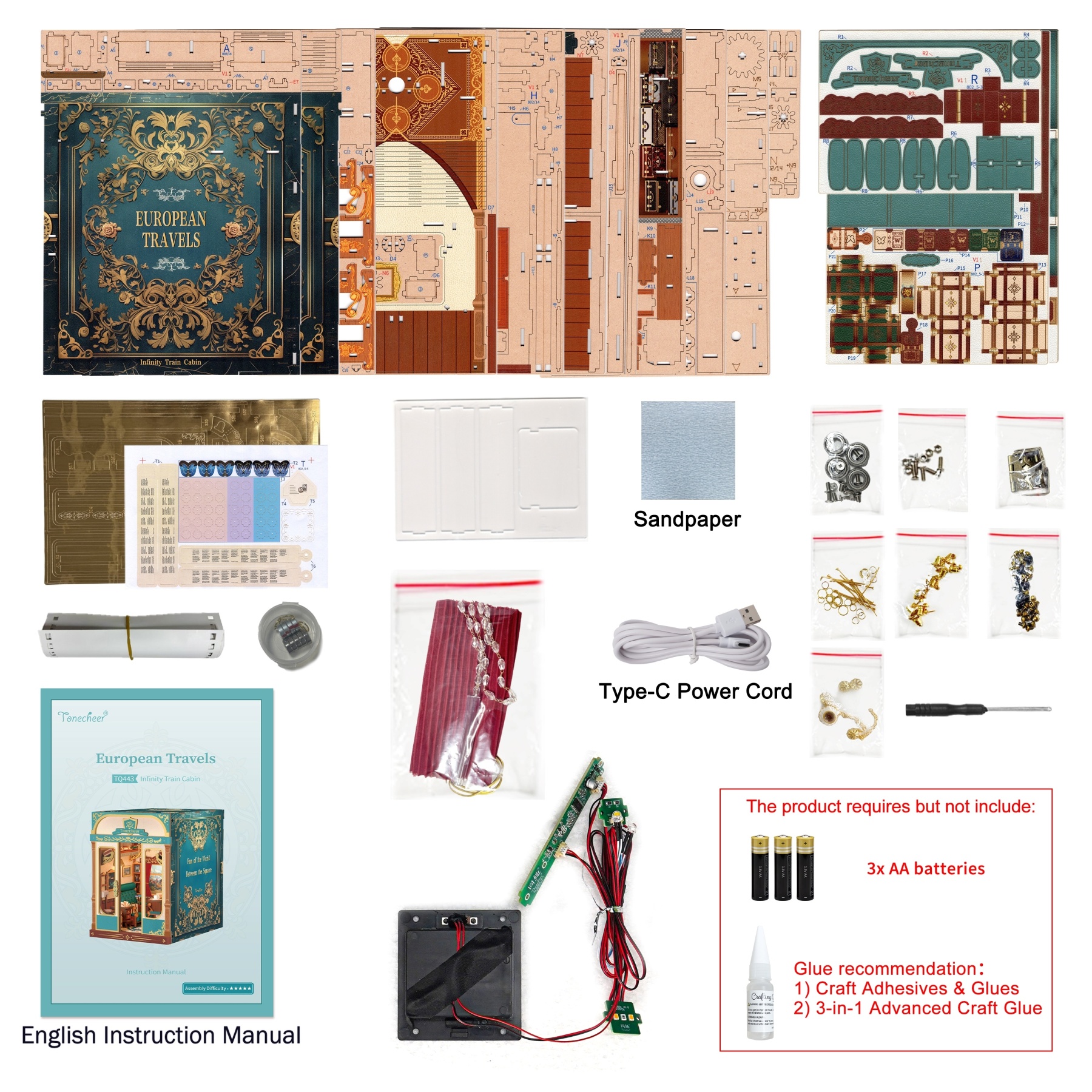 European Travels DIY Book Nook Kit