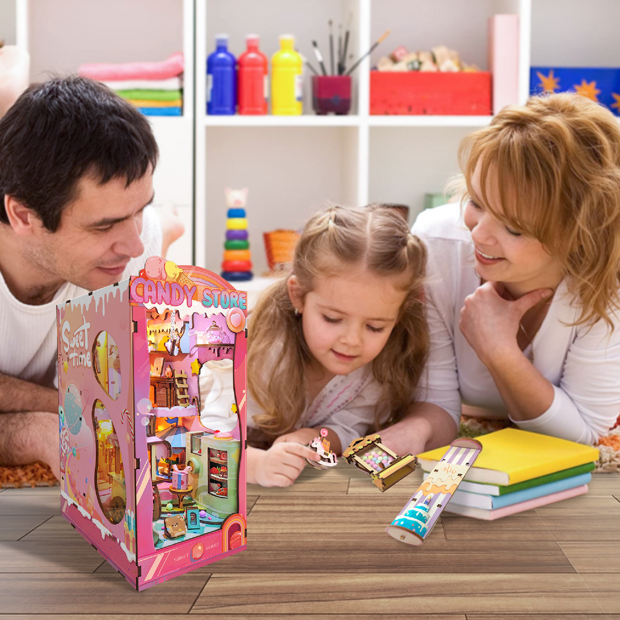 Candy Store DIY Book Nook Kit-Book Nook World