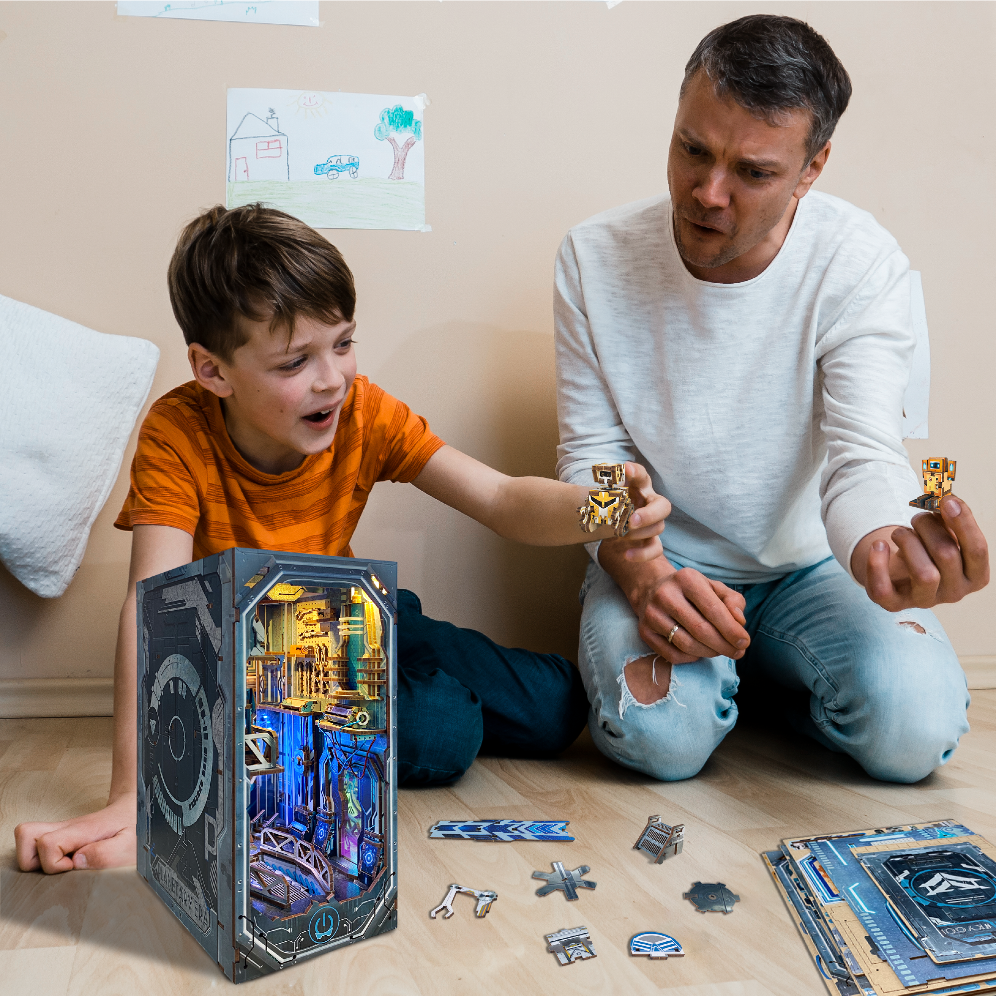 Planetary Era DIY Book Nook Kit-Book Nook World