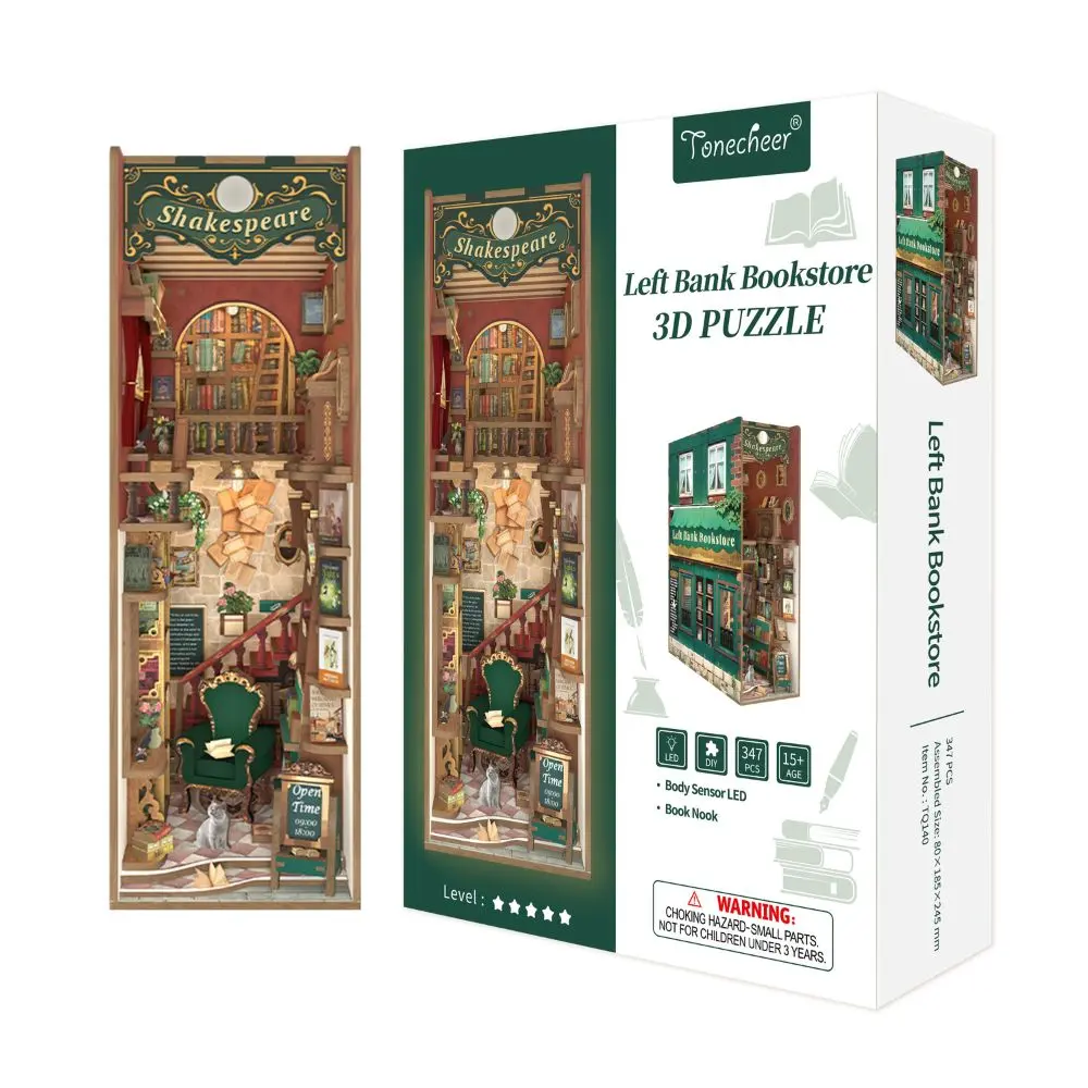 Left Bank Bookstore DIY Book Nook Kit