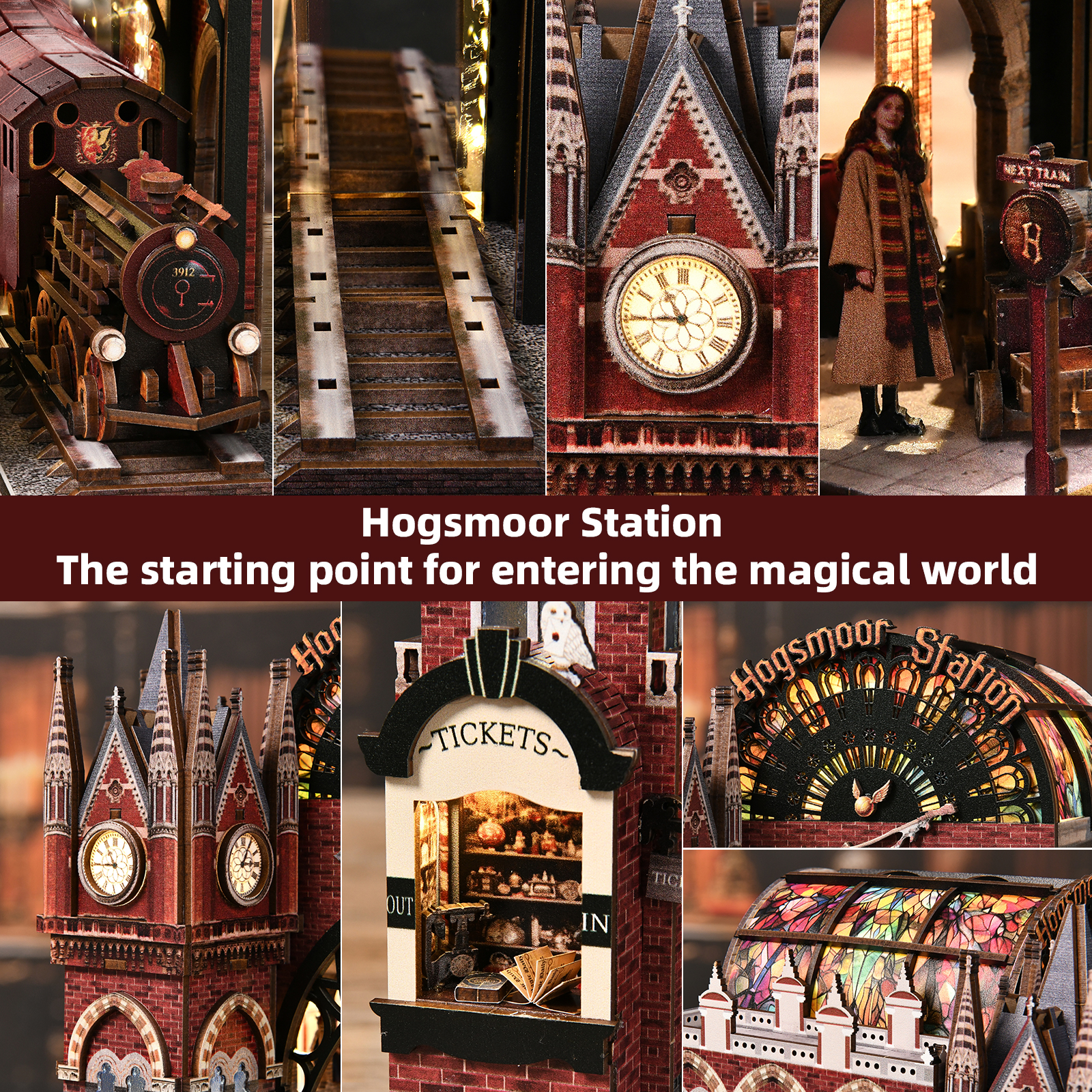 Hogsmoor Station DIY Book Nook Kit