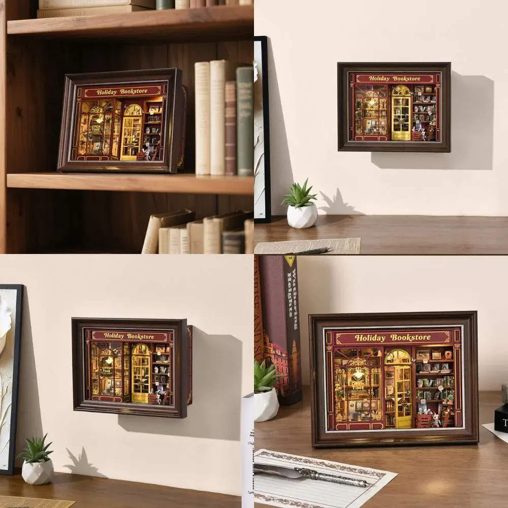Holiday Bookstore DIY Book Nook Kit