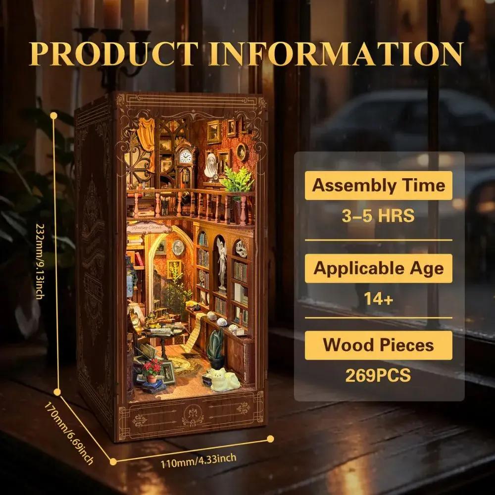 Timeworn Library DIY Book Nook Kit