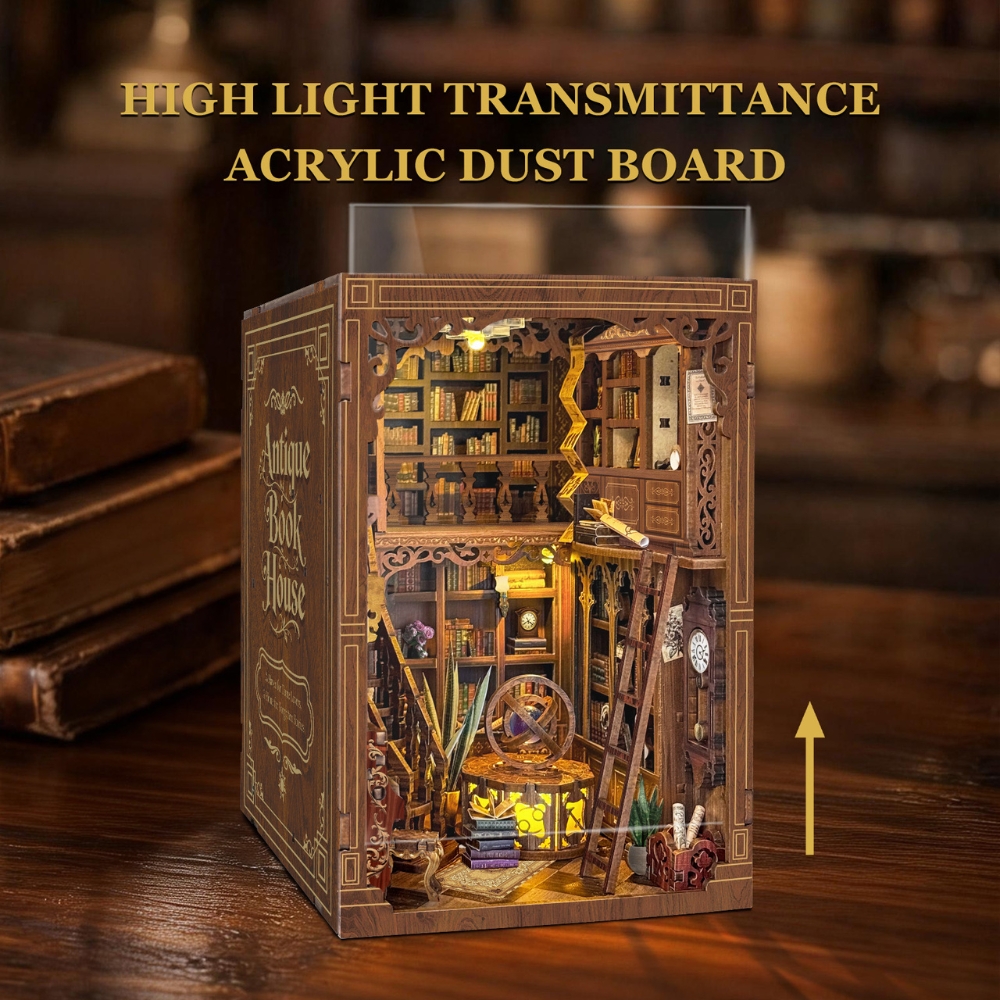 It includes LED lighting and a high light transmittance acrylic dust board. 