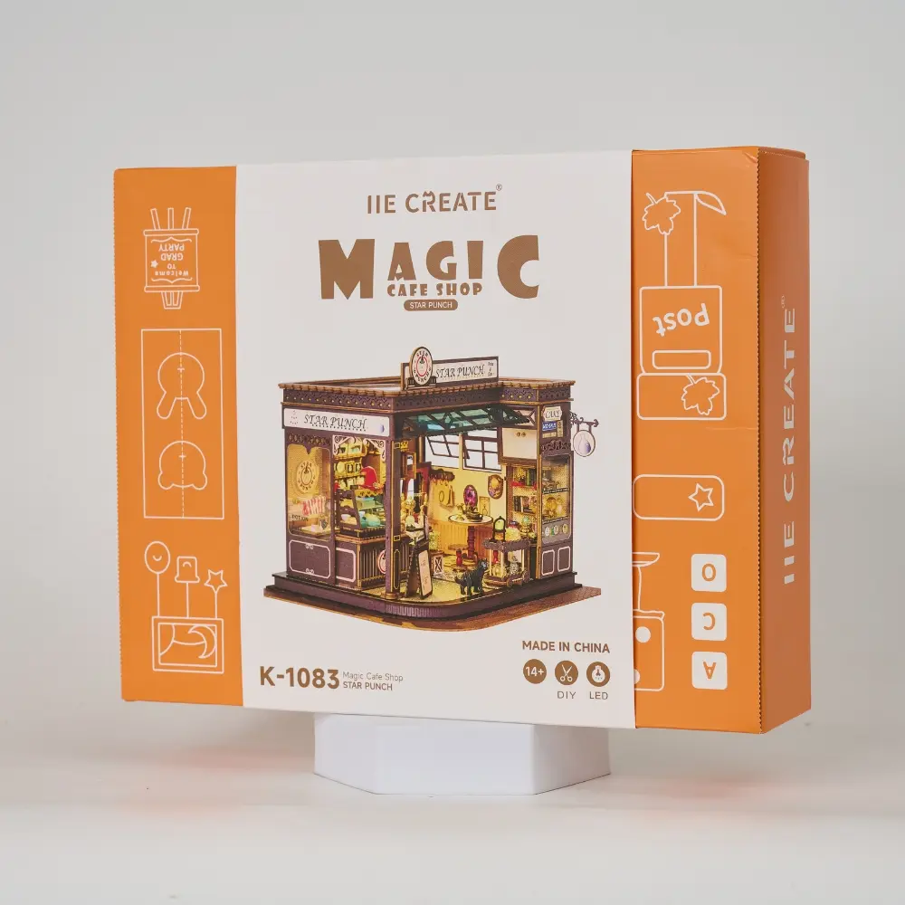 Magic Coffee House Mini House Kit l DIY Miniature Kit