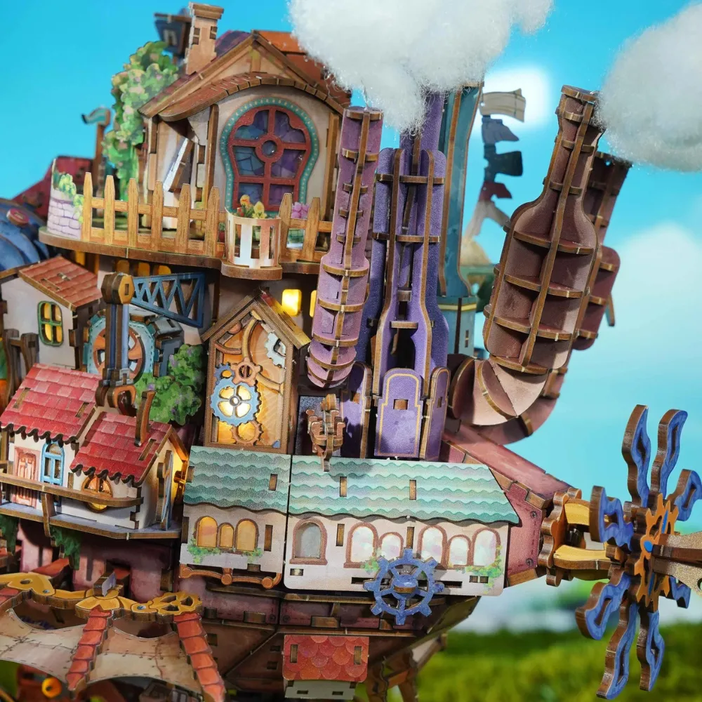 [Pre-sale] TONECHEER DIY 3D Puzzle Trasmission Model Kit (Walking Castle)