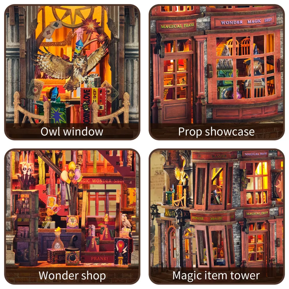 Magic Wonder House DIY Mini House Kit l DIY Miniature Kit 