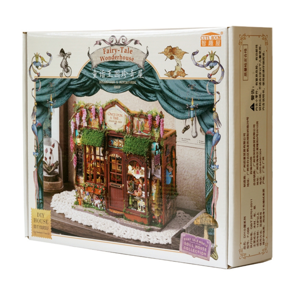 Fairy Tale Wonderhouse Mini House Kit l DIY Miniature Kit-Book Nook World