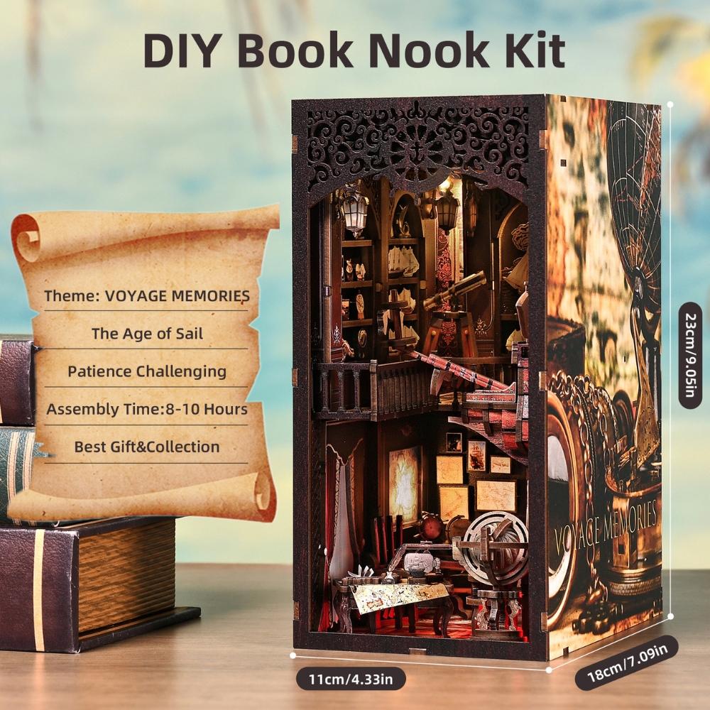 Voyage Memories: The Age Of Sail DIY Book Nook Kit-Book Nook World