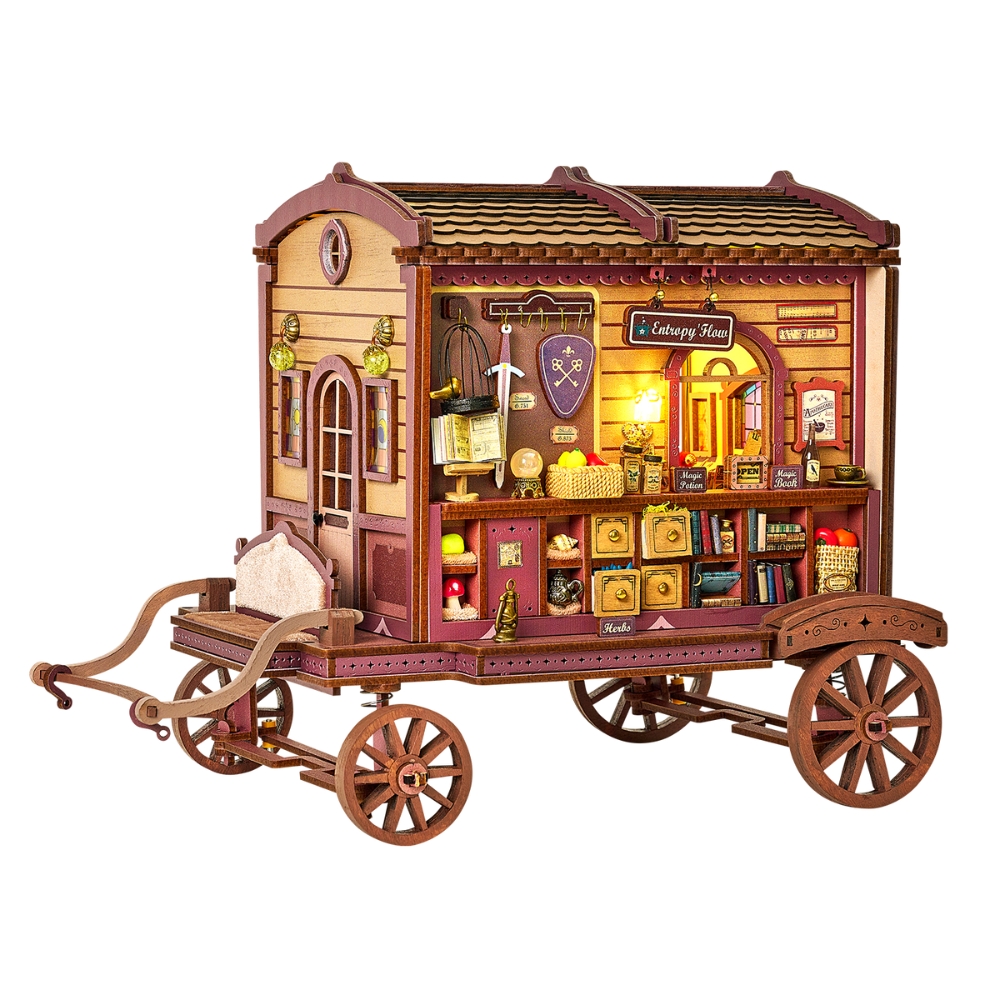  Entropy's Flow DIY Miniature Kit-Book Nook World