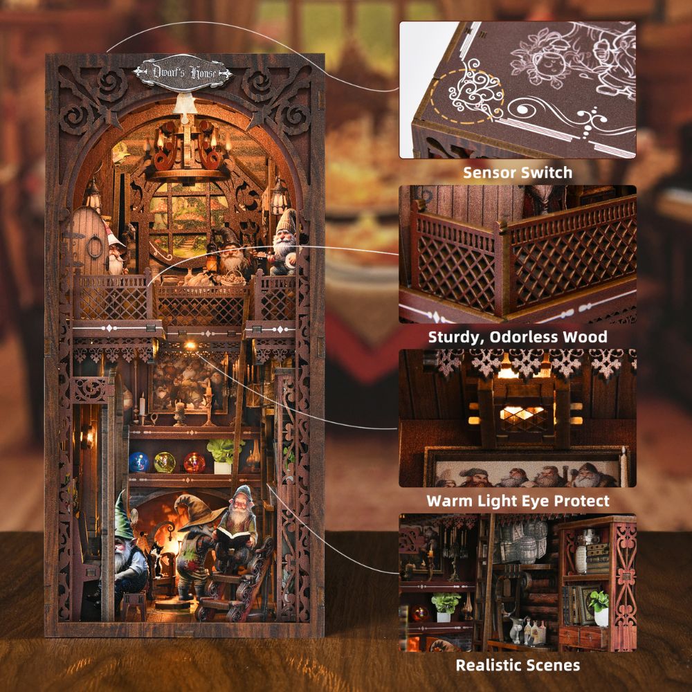 Sensor Switch: The LED lights can be activated with a touch or motion sensor.
