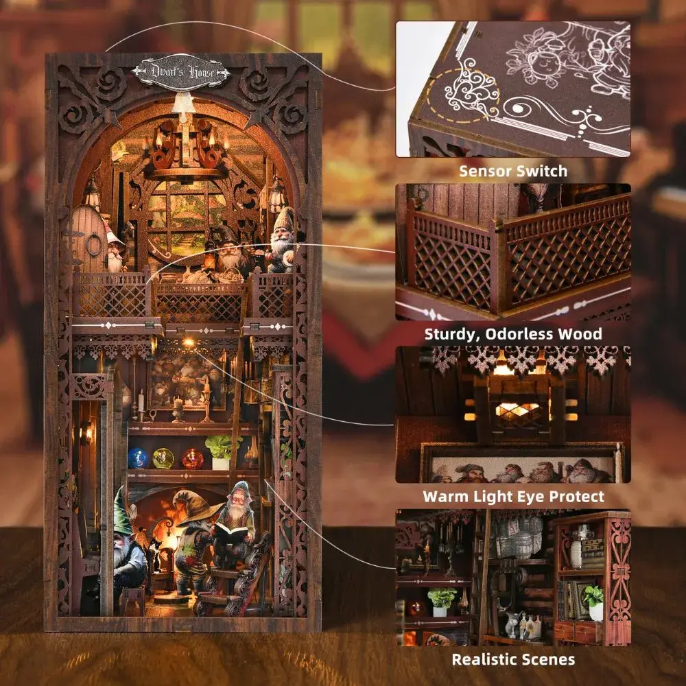 Dwarf's House DIY Book Nook Kit