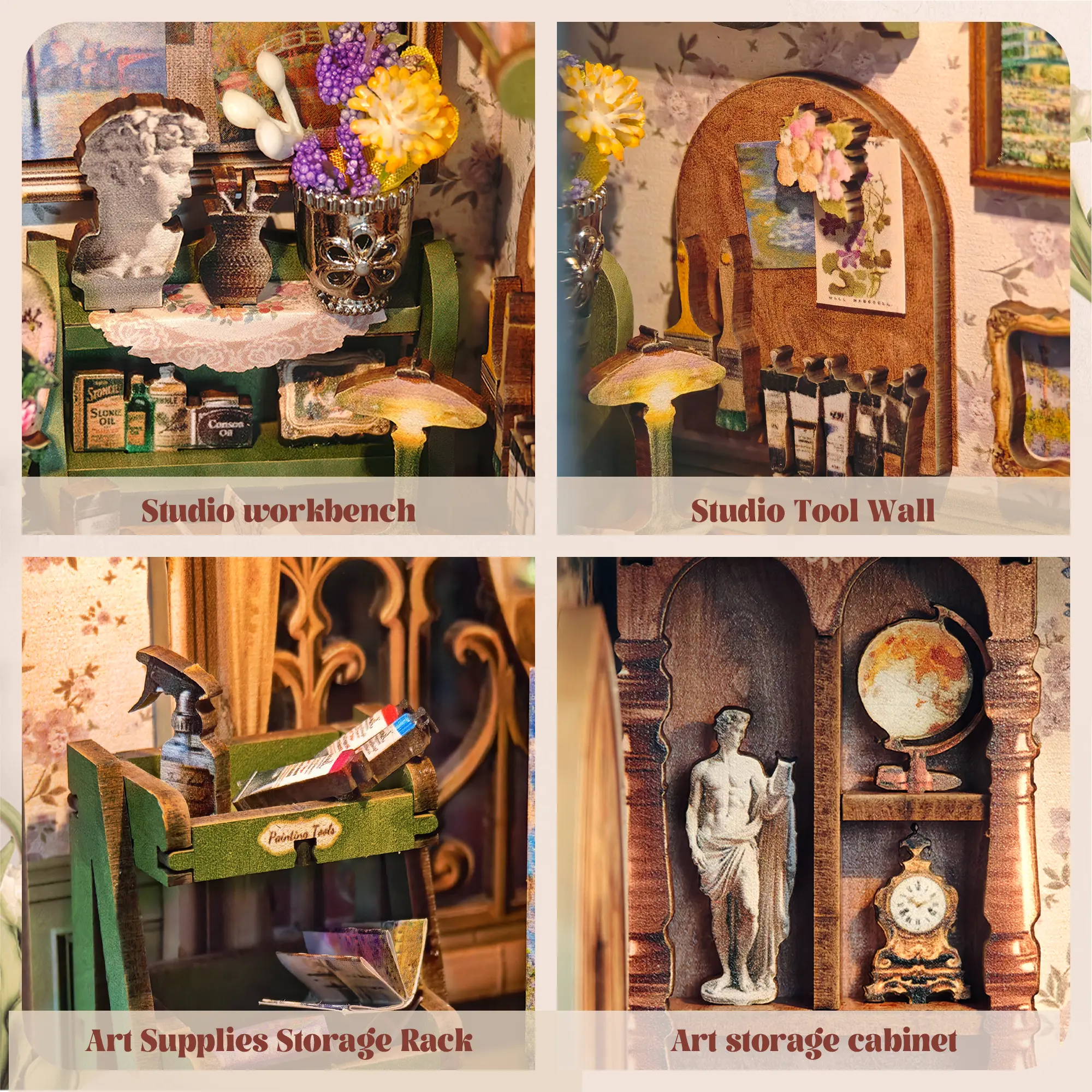 Monet's Impression DIY Book Nook Kit