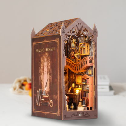 New Magic Library DIY Book Nook Kit-Book Nook World