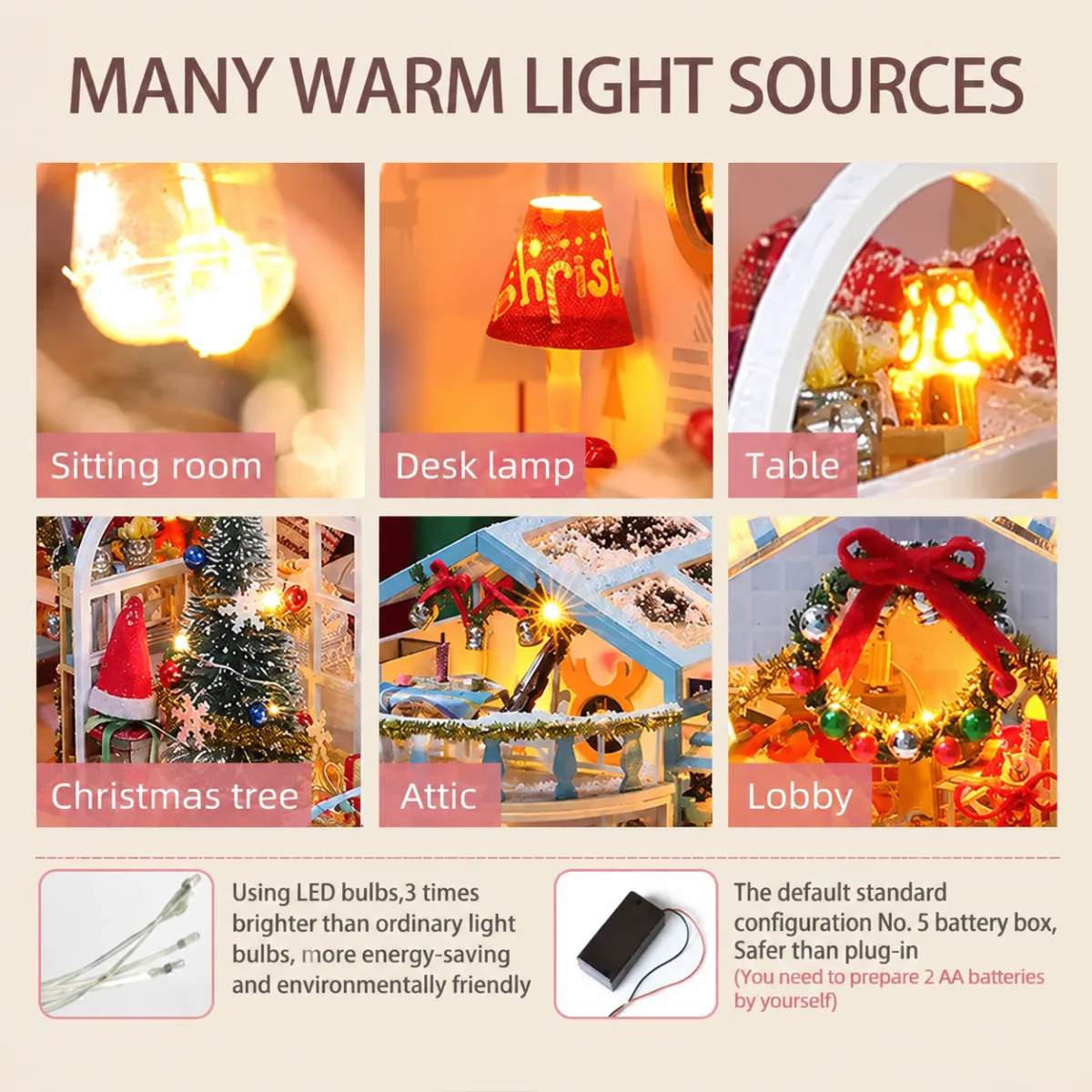 Warm Lighting Brings Christmas to Life