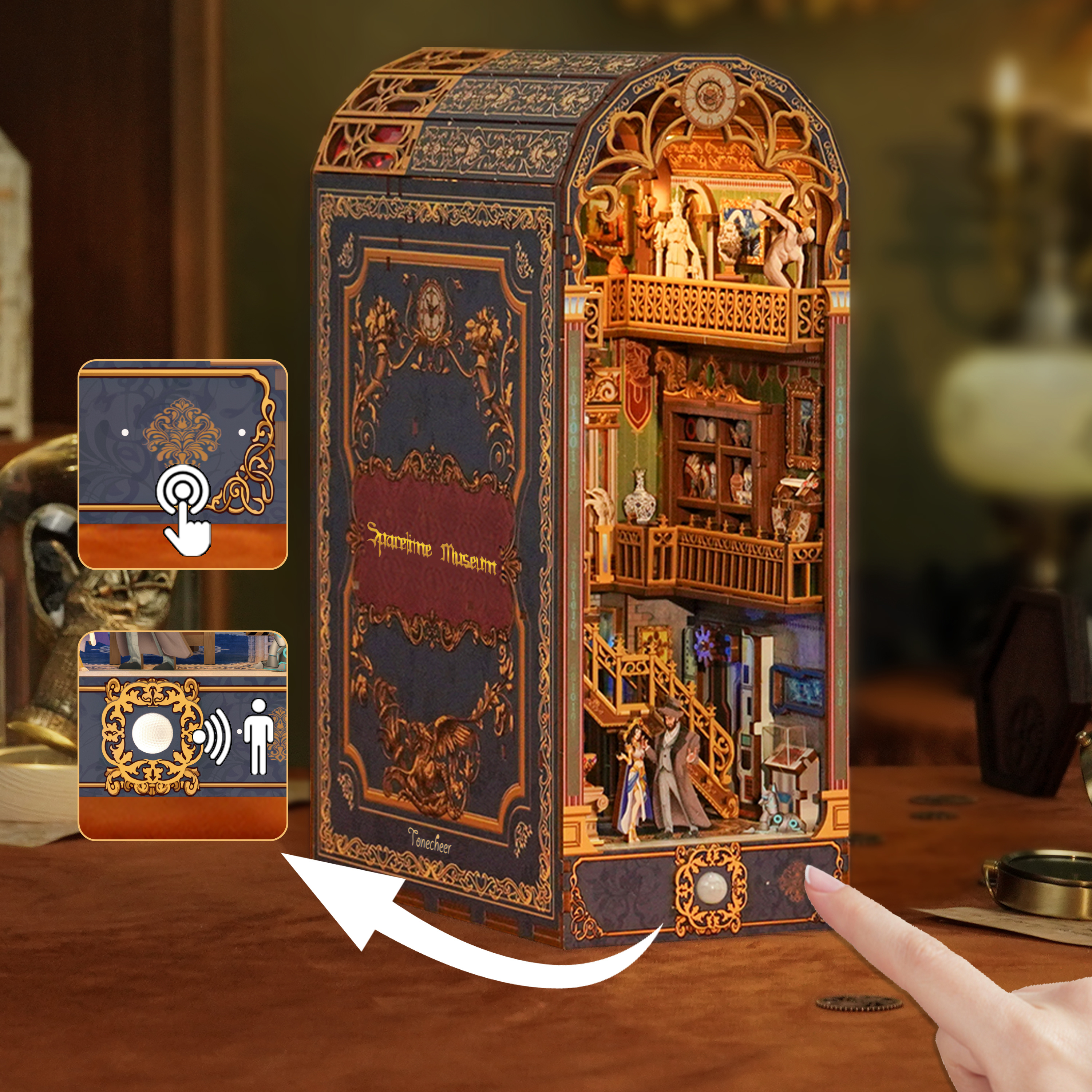Spacetime Museum DIY Book Nook Kit (With Dust Cover)-Book Nook World