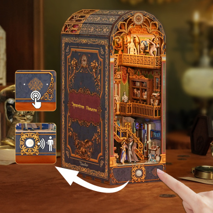Spacetime Museum DIY Book Nook Kit (With Dust Cover)-Book Nook World
