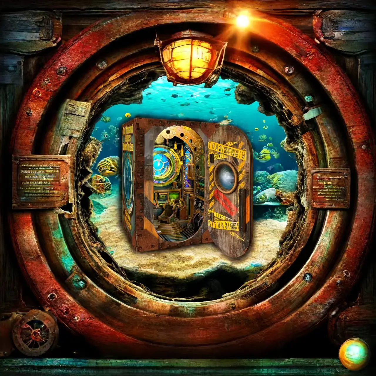 10000 Leagues in the Deep Sea DIY Book Nook Kit