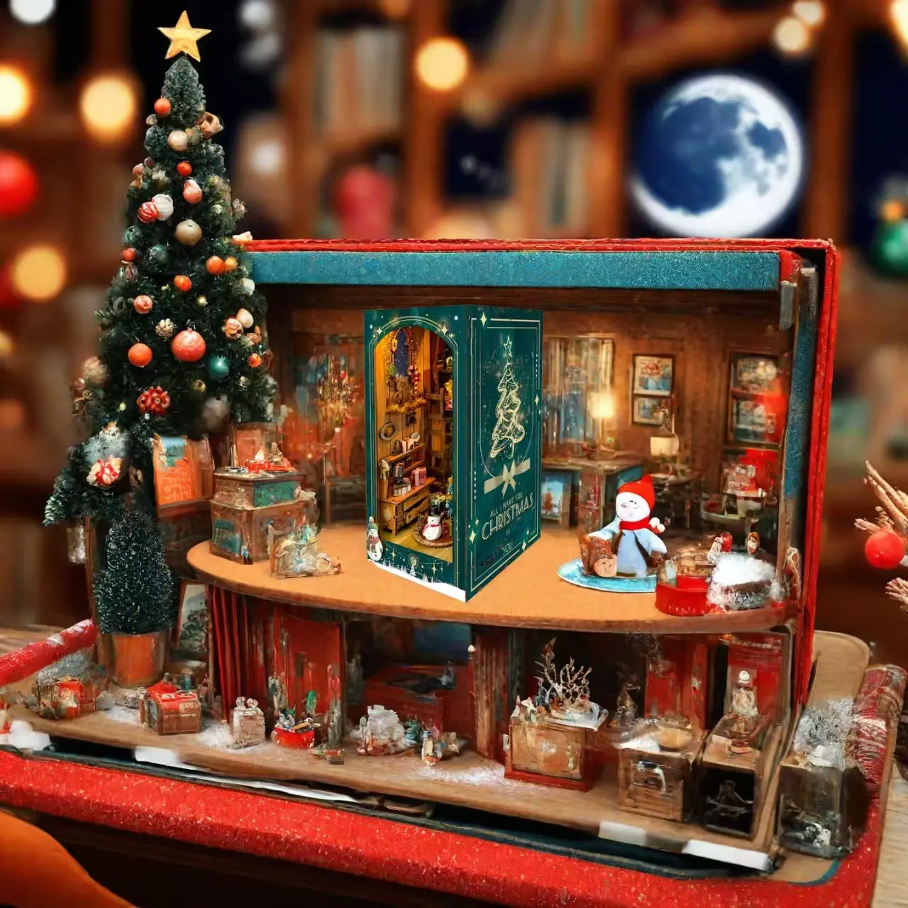 Jingle Cabin DIY Book Nook Kit