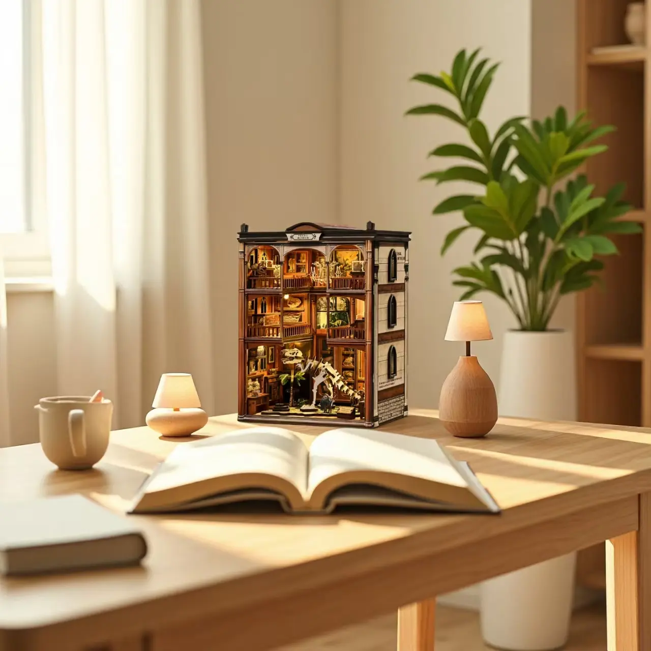 Fossil Museum DIY Book Nook Kit