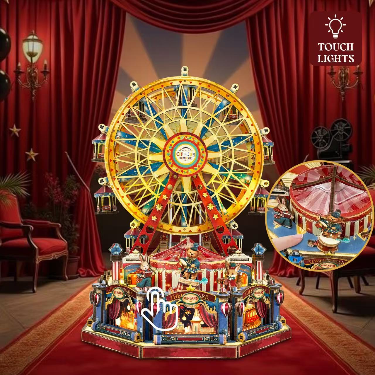 Century Ferris Wheel DIY Miniature Kit-Book Nook World