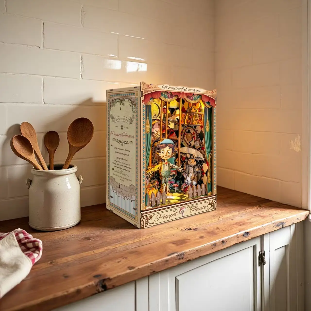 Puppet Theater DIY Book Nook Kit