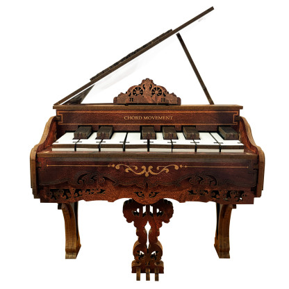 3D Piano Jigsaw Puzzle-Book Nook World