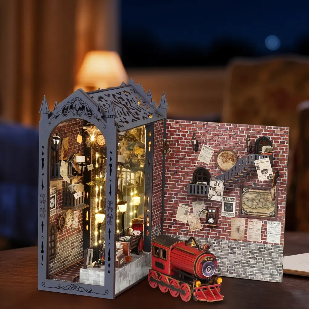 Fantasy Train Platform DIY Book Nook Kit
