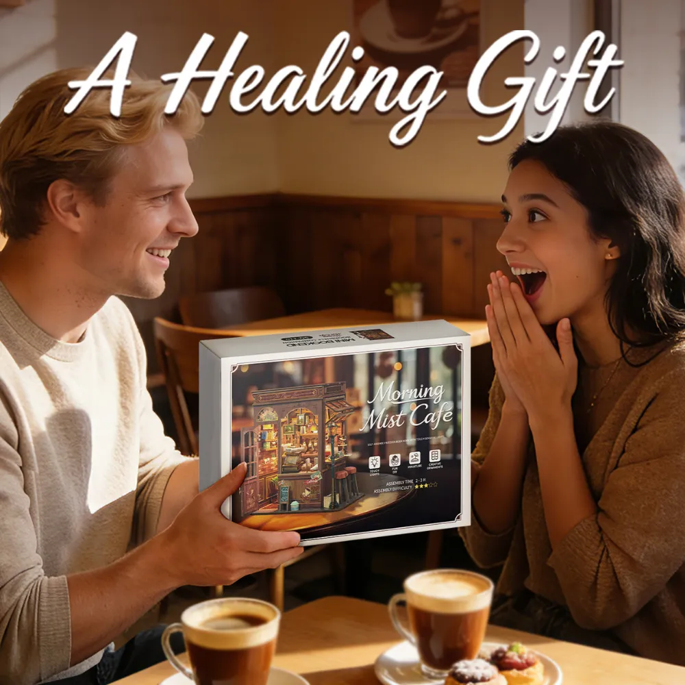 Morning Mist Café DIY Book Nook Kit