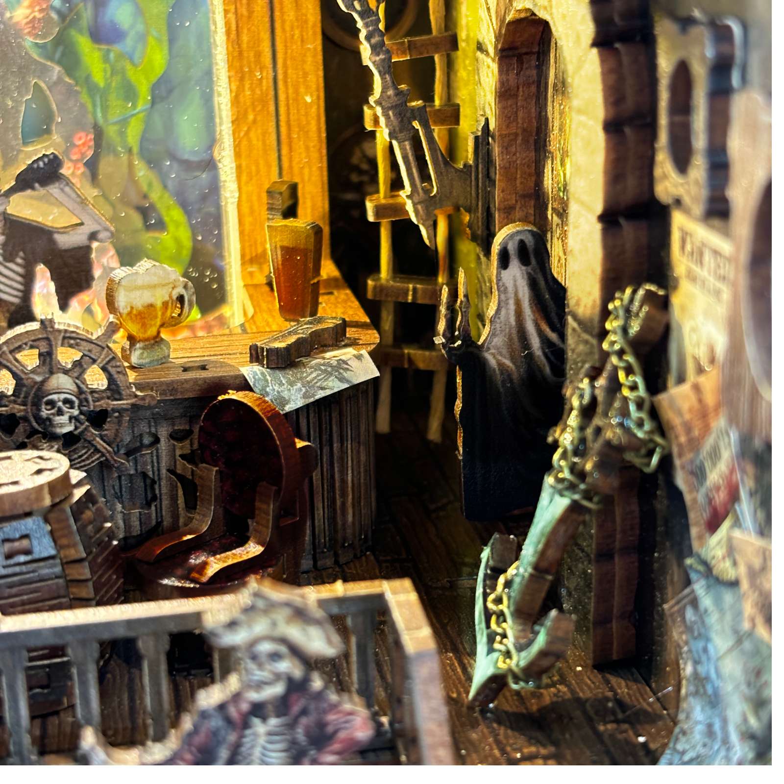 New World Ghost Ship DIY Book Nook Kit-Book Nook World