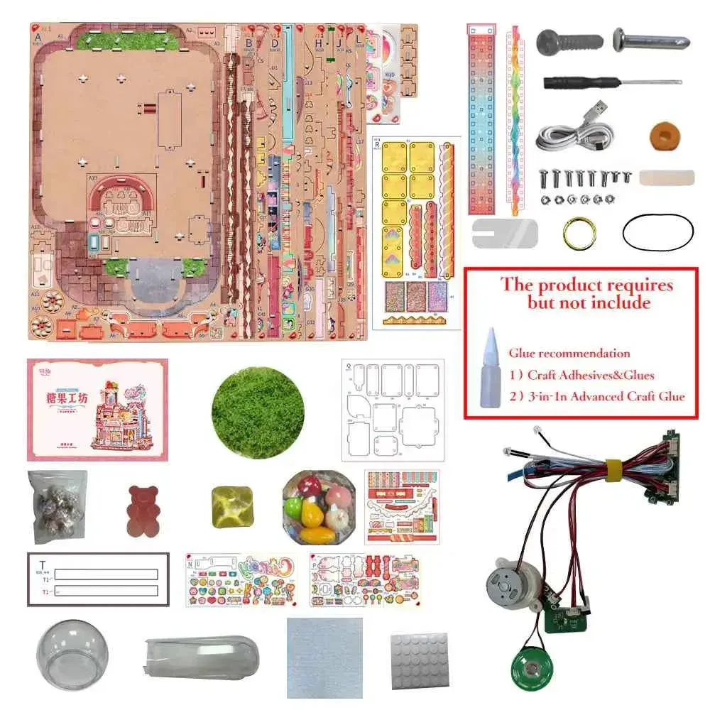 Candy Workshop DIY 3D Puzzle Transmission Model Kit