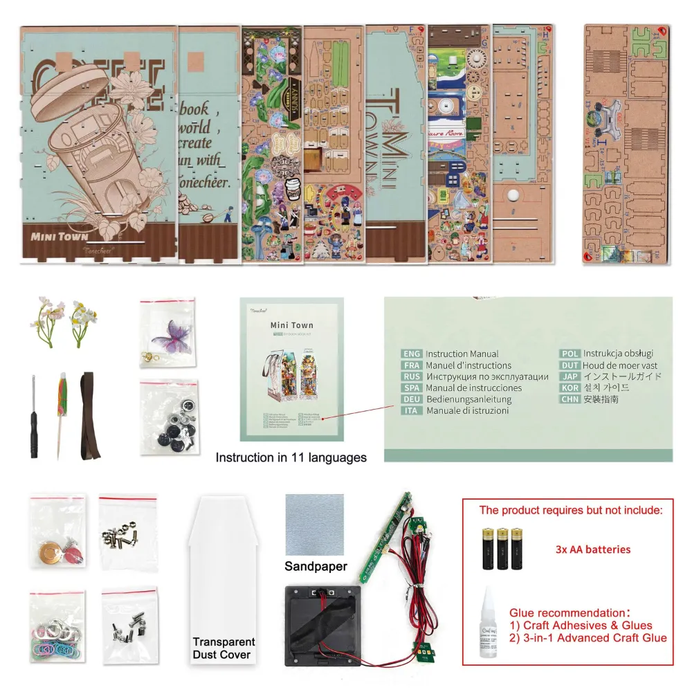 Mini Town DIY Book Nook Kit