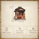 Kagawa Udon House DIY Mini House Kit l DIY Miniature Kit