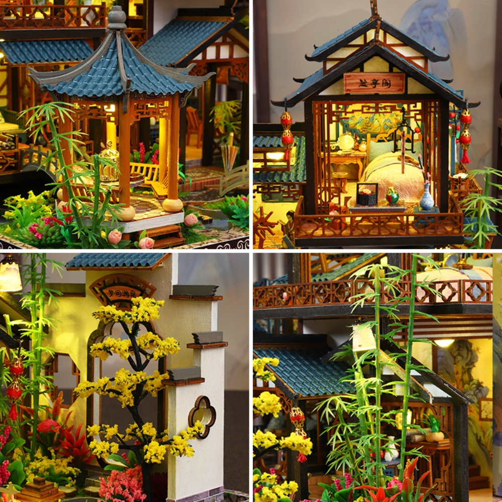 Serenade of the Orchid Garden Mini House Kit l DIY Miniature Kit-Book Nook World
