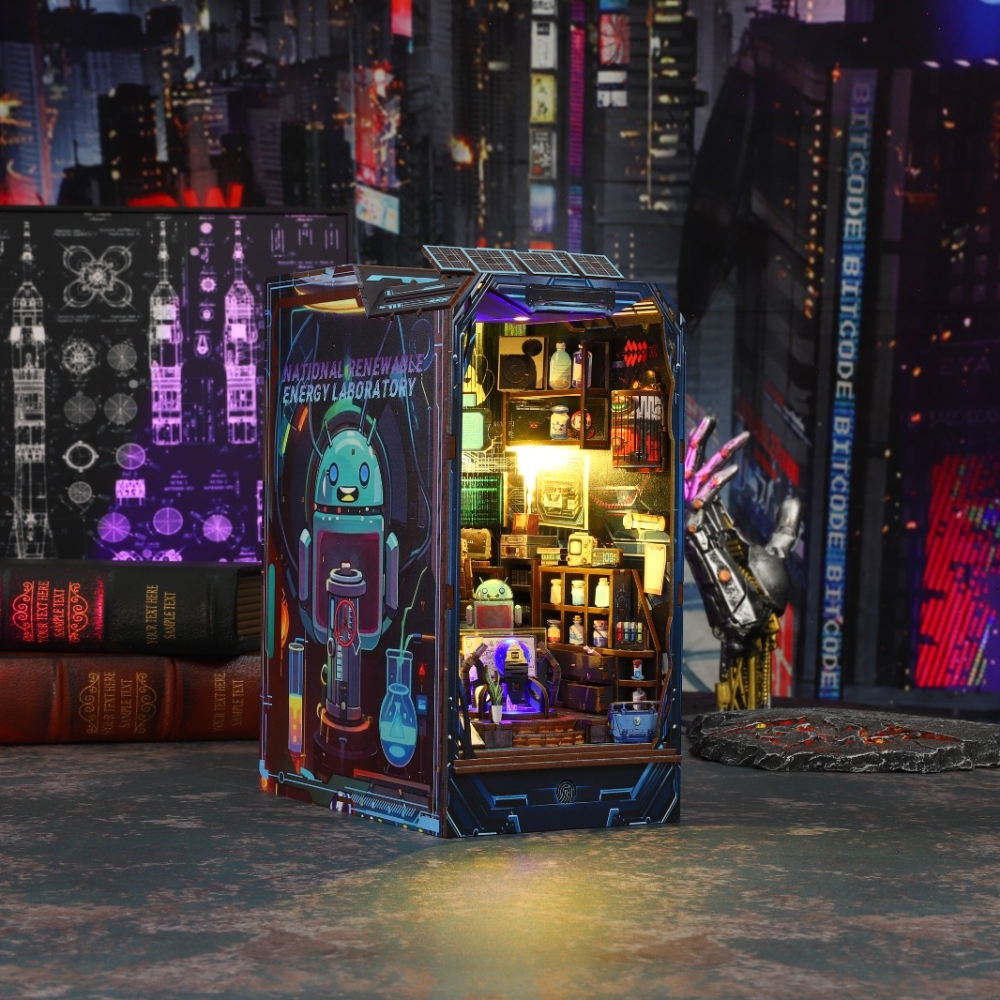 Energy Lab DIY Book Nook Kit-Book Nook World