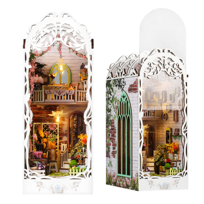 Flower House DIY Book Nook Kit-Book Nook World