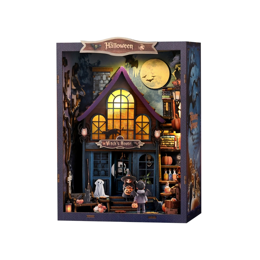 Halloween | The Magical Night At The Castle DIY Book Nook Kit-Book Nook World
