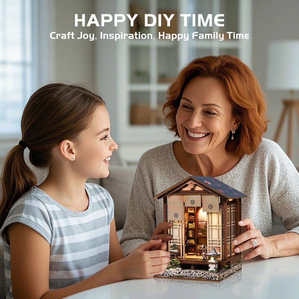 Moss-Lantern Harmony Garden DIY Book Nook Kit-Book Nook World