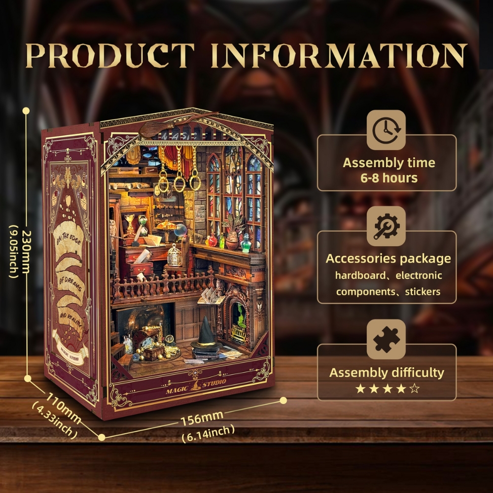 Magic Studio Book Nook Kit-Book Nook World