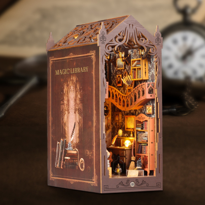 New Magic Library DIY Book Nook Kit-Book Nook World