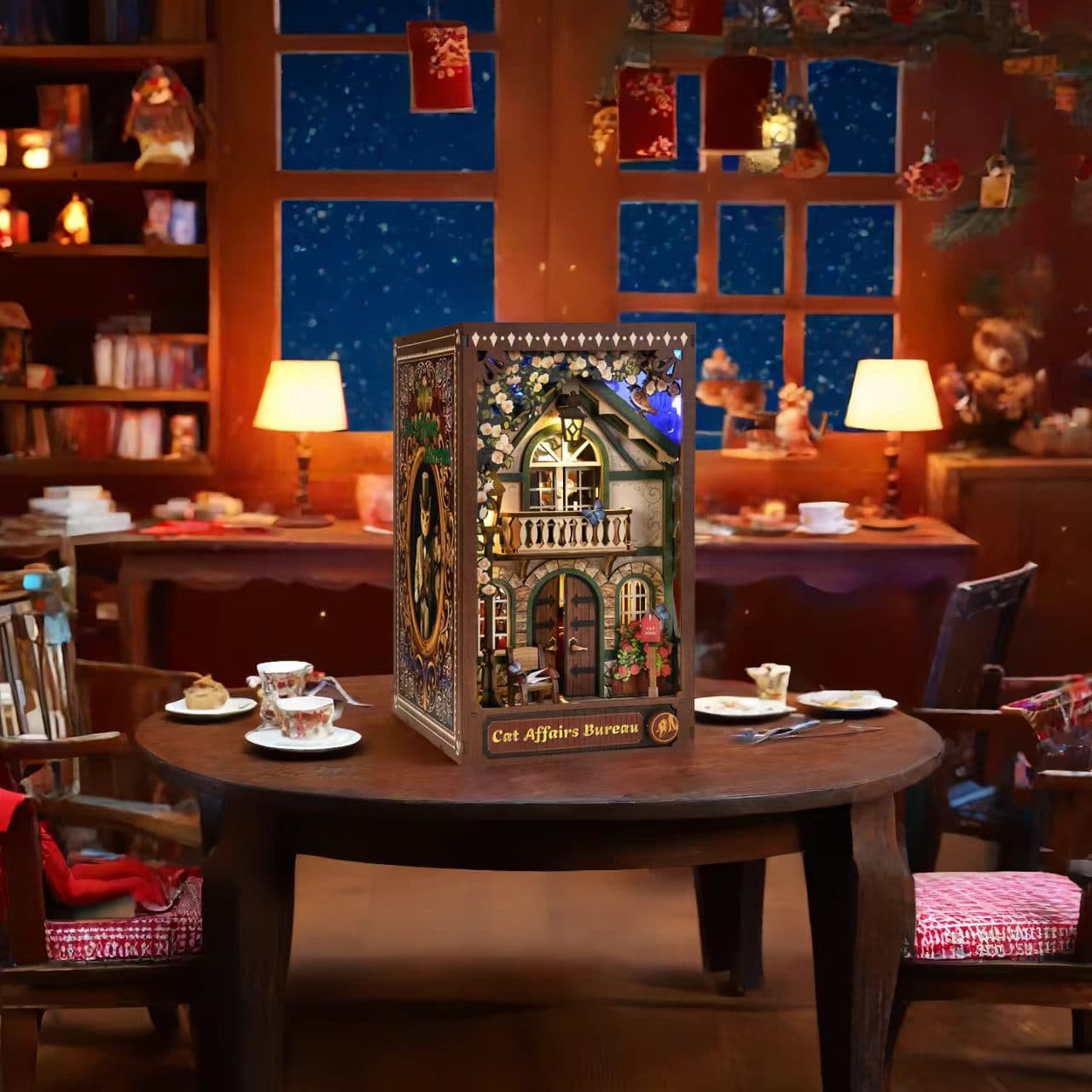 Cat Affairs Bureau DIY Book Nook Kit