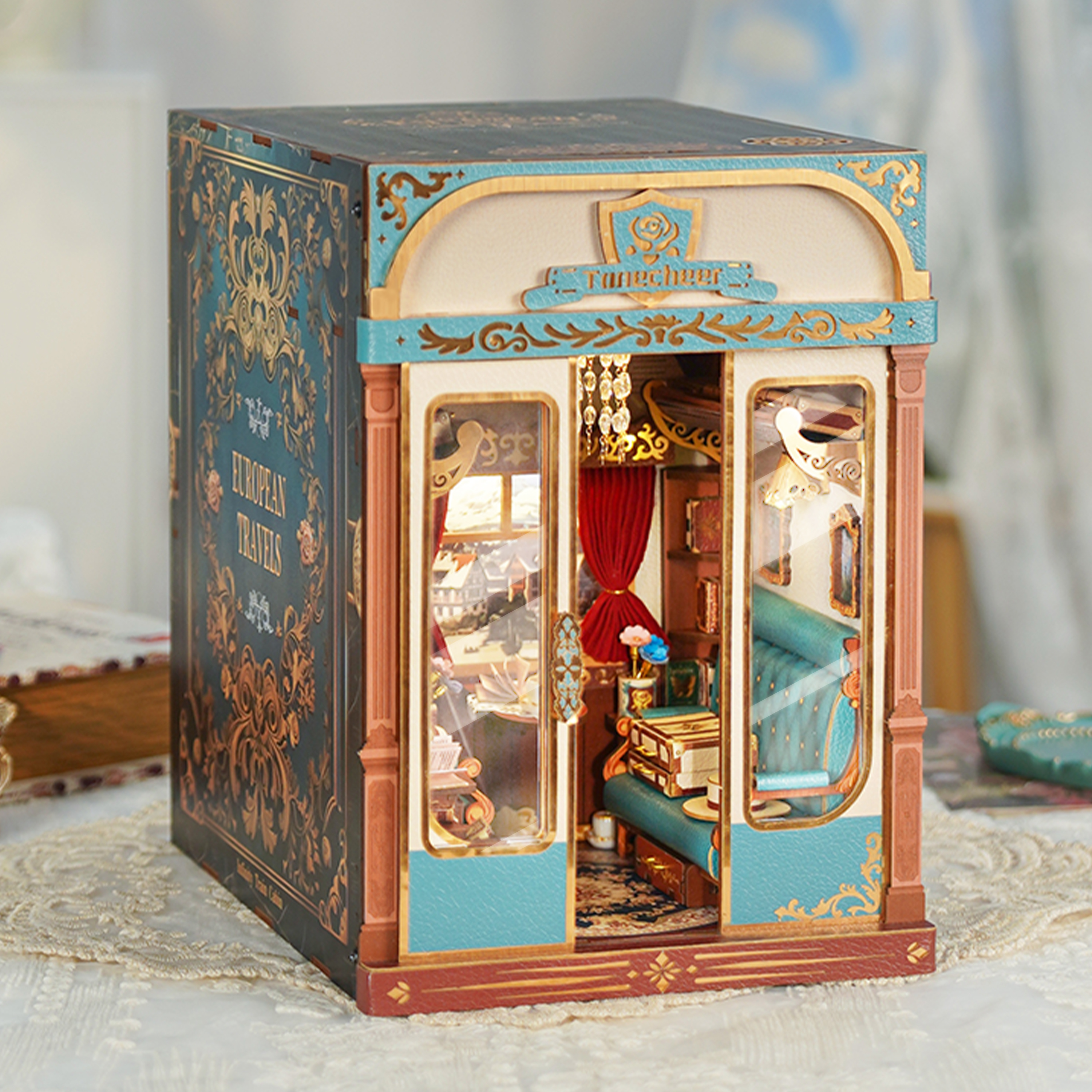 European Travels Motion Scene DIY Book Nook Kit-Book Nook World