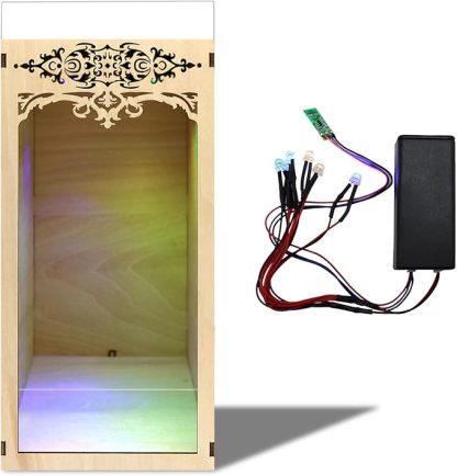 Blank Diorama Kit with LED Light and Dust Cover-Book Nook World