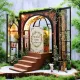 Kit de coin lecture DIY Le jardin secret