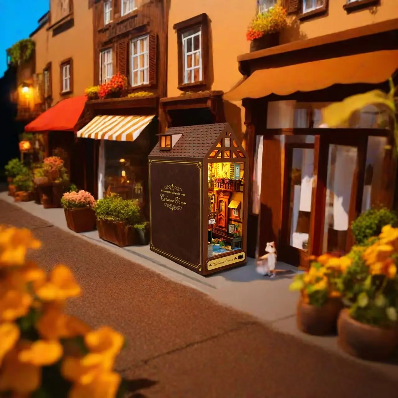 Colmar Town DIY Book Nook Kit